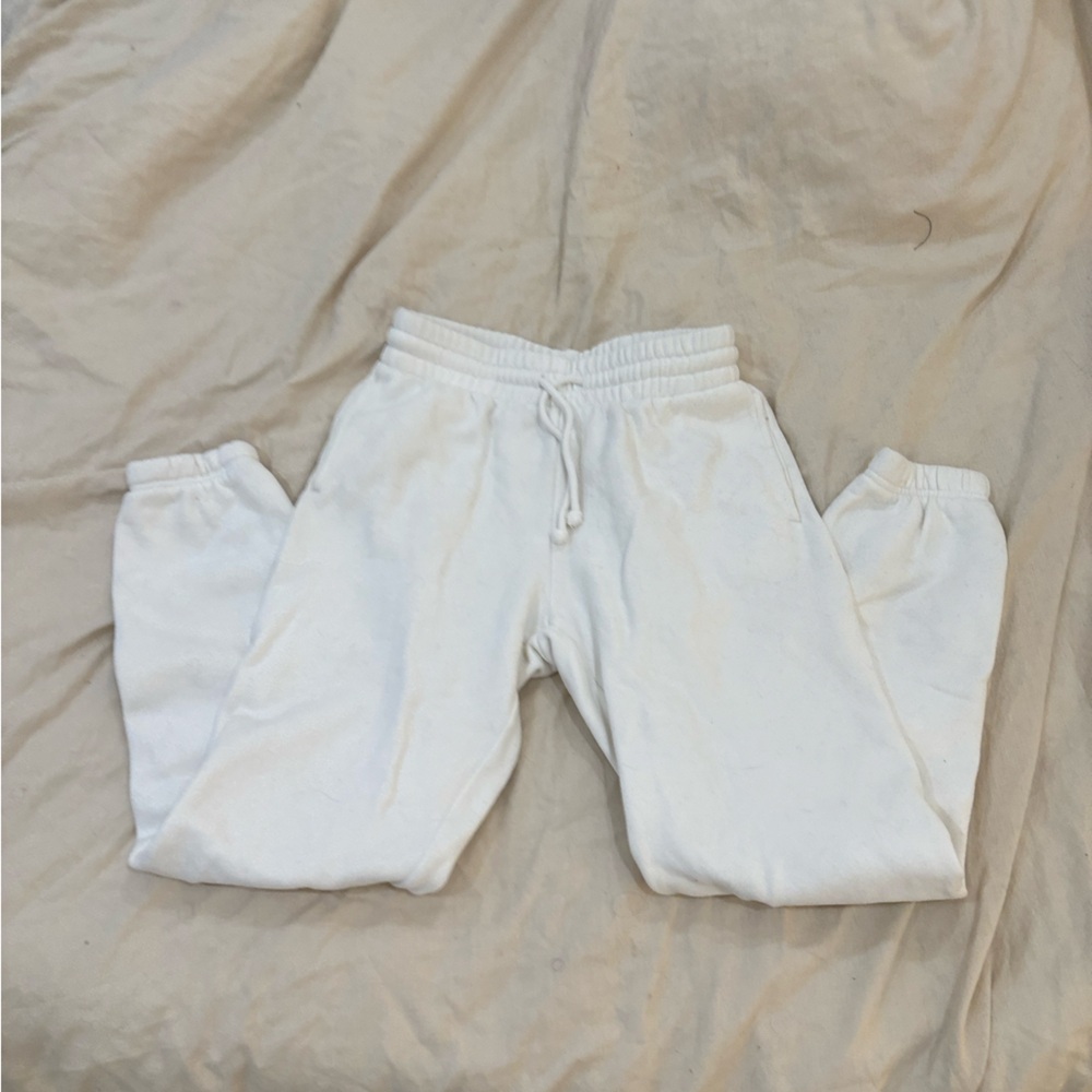 Aritzia Tna White Perfect Sweatpants